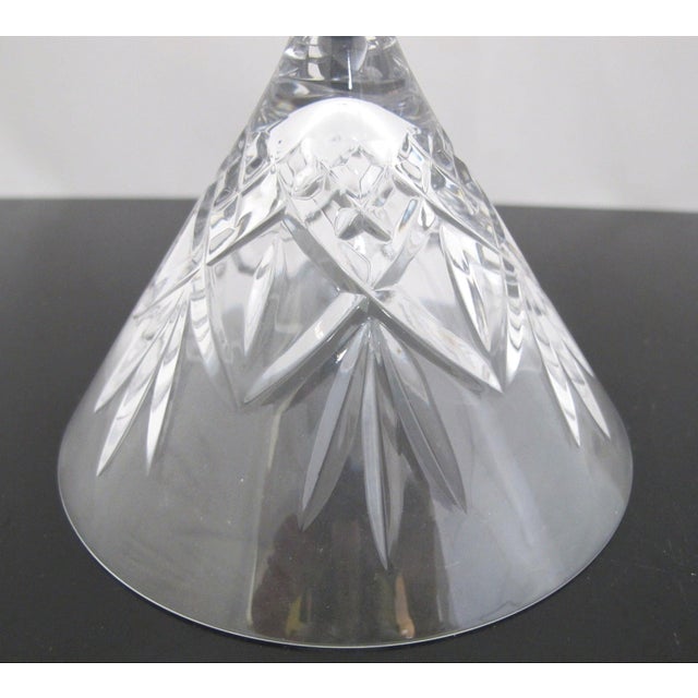 Waterford Crystal Huntley Martini Glass Smooth Stem 6 7/8" Pair For Sale - Image 9 of 10