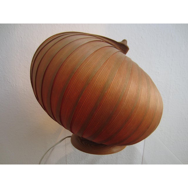 Mid-Century Modern Large Mid-Century Slatted Table Lamp, 1960s For Sale - Image 3 of 8