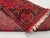 Red and Navy Tribal Geometric Runner Rug, 2'9" X 15'6" For Sale - Image 15 of 17