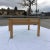 Mid-Century Modern Late 20th Century Contemporary Ethan Allen Birch Base Thick Glass Top Coffee Table For Sale - Image 3 of 13