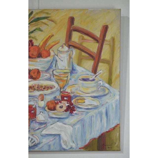 Contemporary Patrice Guiraud, Le matin, 2000, Oil on Canvas For Sale - Image 3 of 9