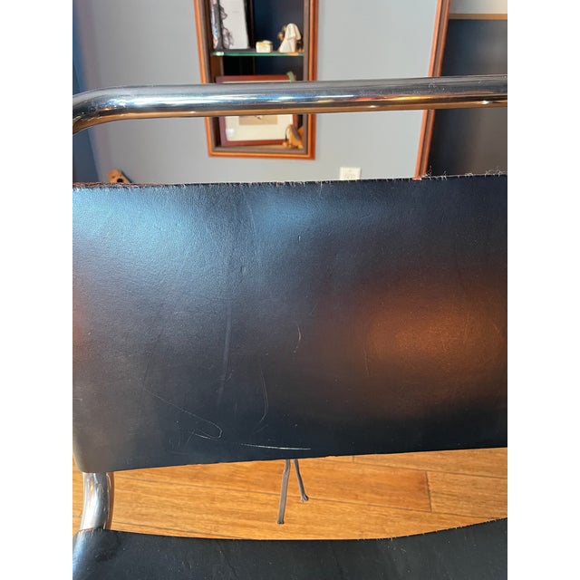 Pair of ca.1980 Attributed to Mies van der Rohe Mr10 Dining Chairs For Sale - Image 15 of 18
