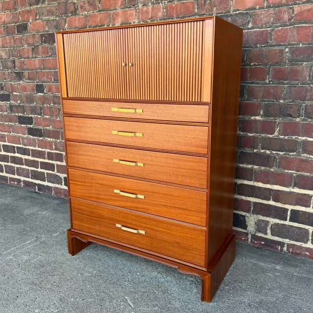 Tommi Parzinger for Charak Modern Tall Dresser For Sale - Image 12 of 12