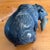 Mid 20th Century Black Bear With Salmon Catch Painted Bronze For Sale - Image 10 of 12