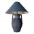 Vintage 1980s Lee Reynolds Signed Southwestern Organic Textured Table Lamp For Sale
