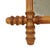 Brown Antique Wooden Faux Bamboo Chinoiserie Mirror, 1890s For Sale - Image 8 of 14
