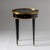 Ebonized Side Table with green Marble Top, France 2nd Half 19th Century For Sale - Image 4 of 6