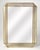 Uptown 29 in. W x 40 in. H Rectangular Metal and Mirrored Glass Wall Mirror, Antique Gold For Sale