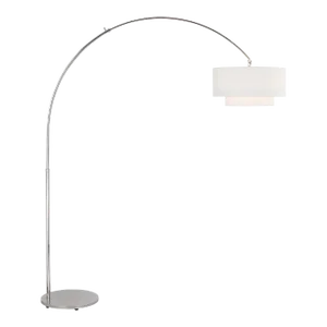 Kate Spade by Visual Comfort Studio Sawyer Floor Lamp, Polished Nickel