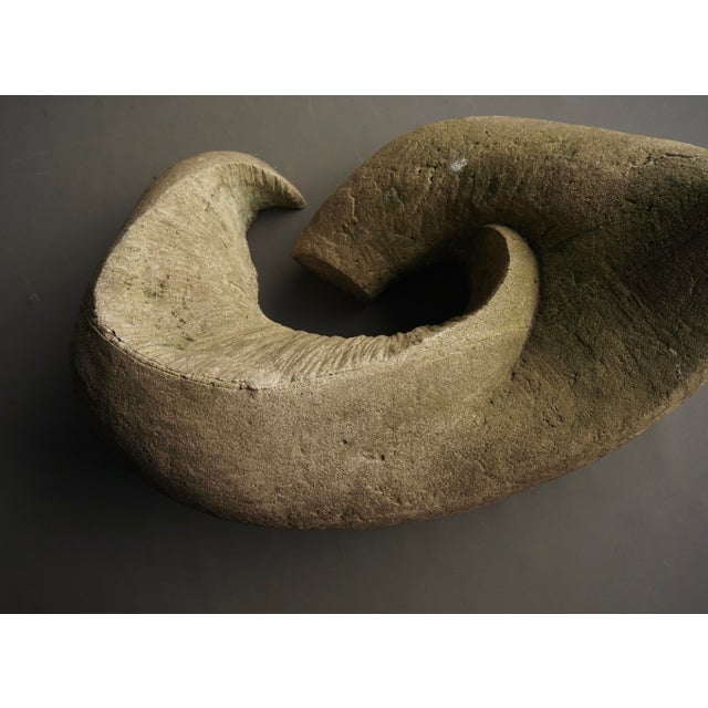 Unknown, Cast Concrete Abstract Garden Sculpture. 1970s, Concrete For Sale - Image 16 of 18