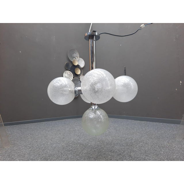 Space Age Atomic Ceiling Lamp, 1960s For Sale - Image 4 of 14