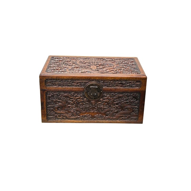 Elevate your home decor with this stunning, rectangular wooden chest, a masterpiece of traditional craftsmanship. This box...