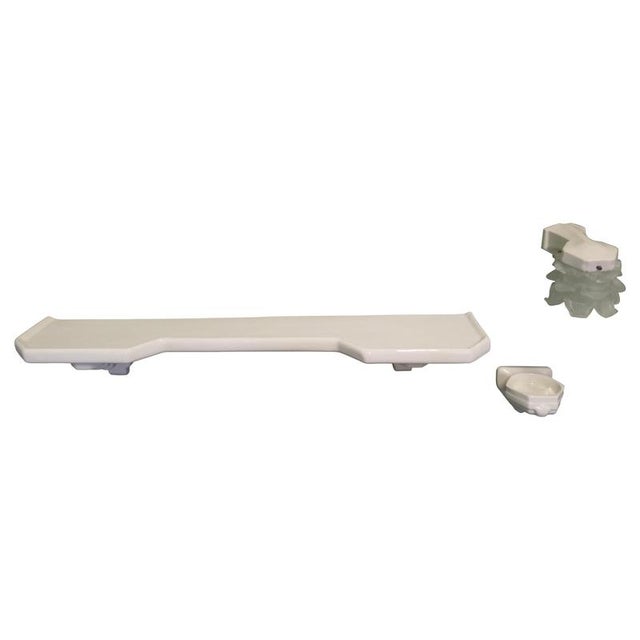 Art Deco Ceramic Bathroom Shelf with Mug Holder and Wall Light, 1920 For Sale - Image 8 of 8