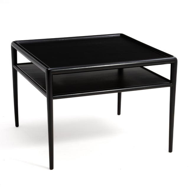 1950s T.H. Robsjohn Gibbings Widdicomb Square Side End Tables 1950s a Pair For Sale - Image 5 of 18