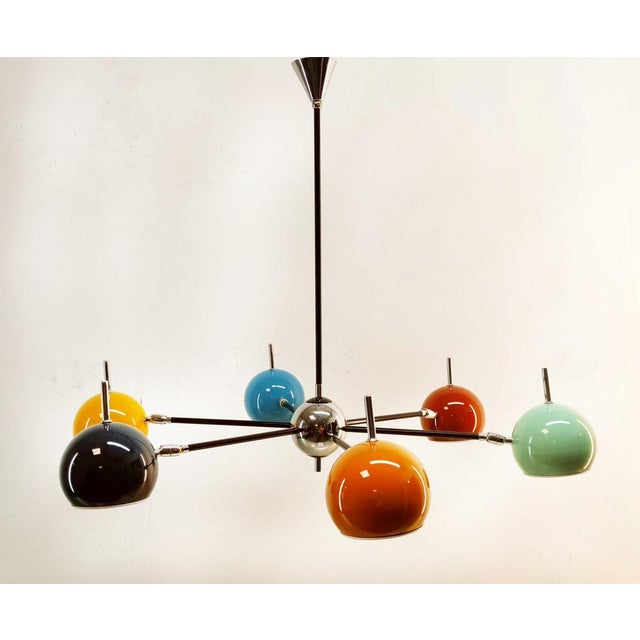 Space Age Chandelier with Adjustable Spheres, 1970s For Sale - Image 18 of 18
