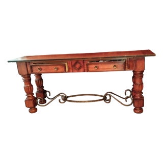 Stunning Console Table by Hickory White Furniture Combines Timeless Spanish Colonial With Versatile Modern Utility. For Sale
