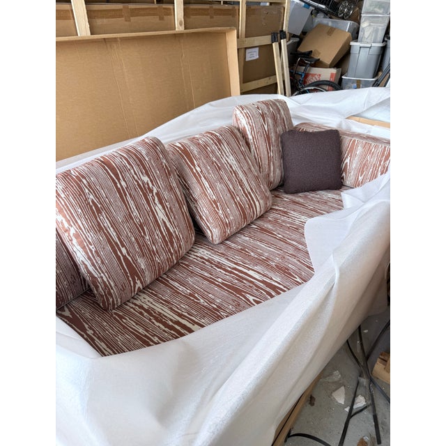Modern Minotti Florida Outdoor Left Armrest Sectional Sofa Element For Sale - Image 3 of 12