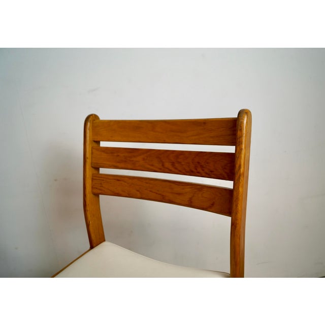 Brown 1970’s Mid-Century Modern Leather Counter Stools - Set of 3 For Sale - Image 8 of 12
