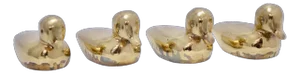Solid Brass Ducks