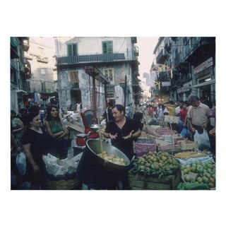 Slim Aarons, Palermo Market, Limited Edition Estate Stamped Digital Print For Sale