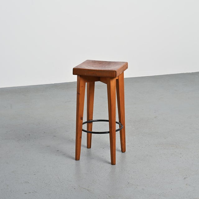 1960s High Stool from Christian Durupt, 1960s For Sale - Image 5 of 15