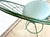Panton-Style Mid Century Modern Green Wire Bar Stool With Sculptural Spindle Back Mid-Century Modern | 1950s–60s For Sale - Image 4 of 10