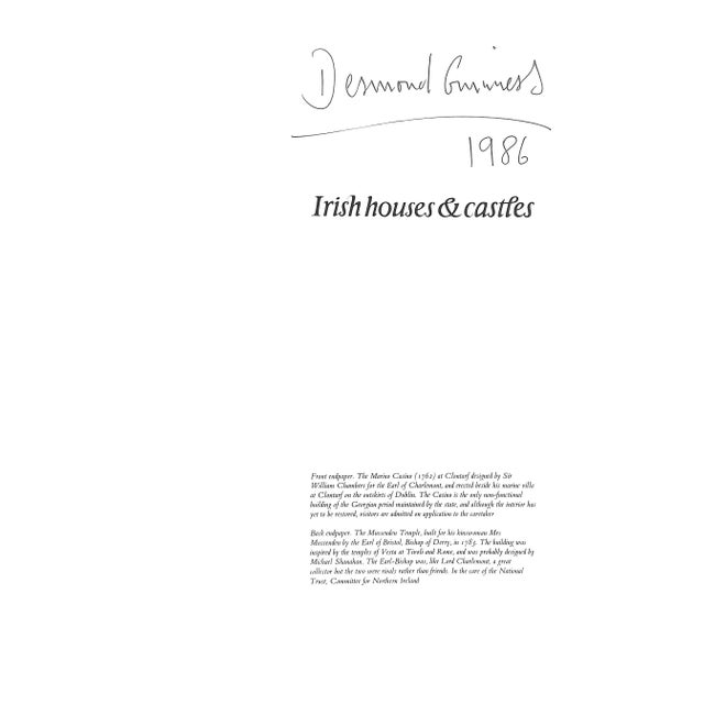 GUINNESS, Desmond (SIGNED) on half-title page RYAN, William [352] pp. Crescent Books 1971 13" x 9 3/8" Irish Houses &...
