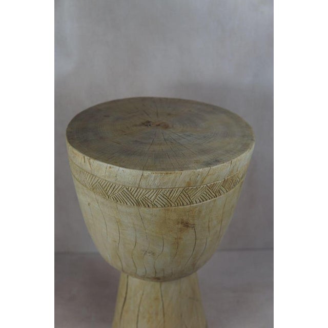 Tapered Wood Side Table, Cameroon For Sale - Image 5 of 6