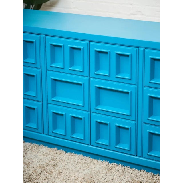 Peacock Blue Dresser For Sale - Image 12 of 12
