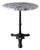 Antique Marble and Cast Iron French Bistro Table For Sale