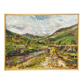 Glen Orchy / Balmally – Scottish Landscape, 1977 Oil Painting Alexander Michael For Sale