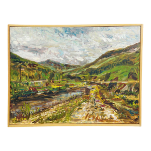 Glen Orchy / Balmally – Scottish Landscape, 1977 Oil Painting Alexander Michael