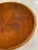 Brown Vintage Wooden Dough Bowl - Hand-Carved From a Single Piece of Wood For Sale - Image 8 of 9