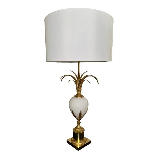 French Hollywood Regency Table Lamp from Maison Charles, 1970 For Sale - Image 12 of 12