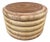 Raw Ribbed Stack Coffee / Side Table For Sale