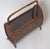 Wood Art Deco Newspaper Rack in Handcrafted Wicker and Bamboo, 1940s For Sale - Image 7 of 11