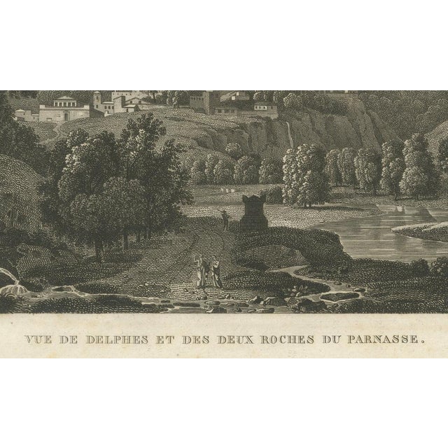 Early 19th Century Tardieu, View of Delphi and the Rocks of Mount Parnassus, 1825, Engraving For Sale - Image 5 of 9