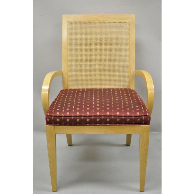 Drexel Heritage Studio Contemporary Modern Blonde Wood Dining Set Table