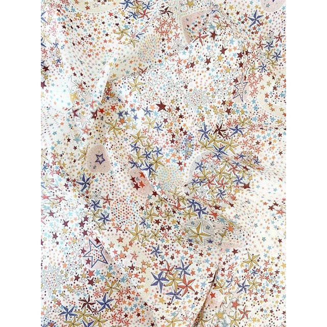 English Pillowcase Made With Liberty Fabric Adelajda Mustard For Sale - Image 3 of 6