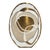 Modern Vase in Shagreen With Mother of Pearls and Brass Details by R&y Augousti For Sale