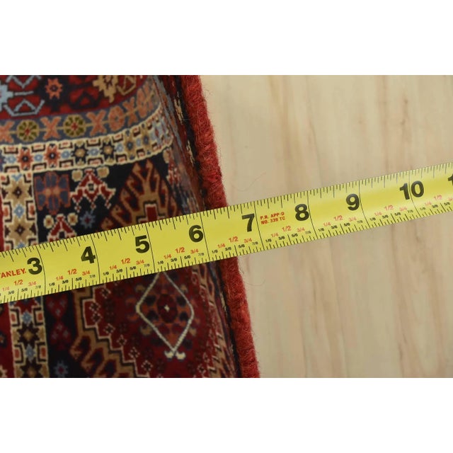 Yalameh Rug 3'4'' X 4'10'' Multicolor Wool Vintage Tribal Hand-Knotted Carpet For Sale - Image 11 of 12
