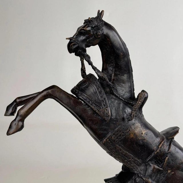 19th Century European Bronze Figural Sculpture of an African Horseman For Sale - Image 11 of 13