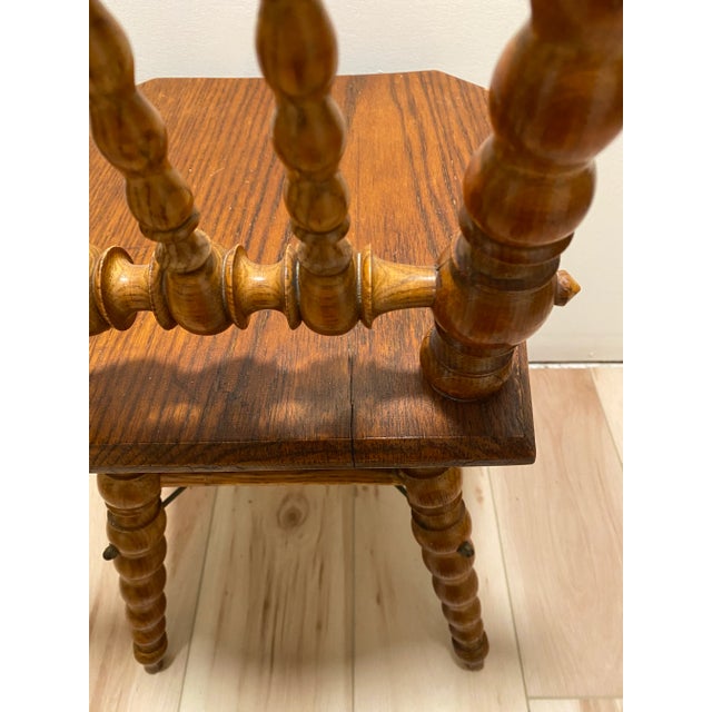 Late 19th Century Black Forest Hand Carved North Wind Chair For Sale - Image 10 of 12