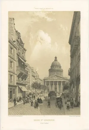 Benoist, The Panthéon, 1861, Print