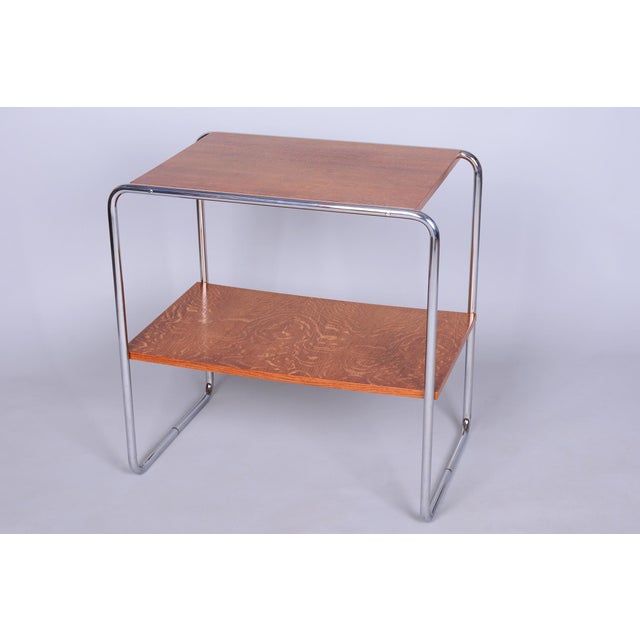 Bauhaus Side Table by Marcel Breuer for Mücke-Melder, Czech Republic, 1930s For Sale - Image 10 of 10
