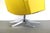 Knoll 1950s Swivel Lounge Chairs by Vincent Cafiero for Knoll in Yellow - a Pair For Sale - Image 4 of 7