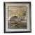 1970s Jamie McElhiney Original Farmhouse Landscape Watercolor Painting, Framed For Sale