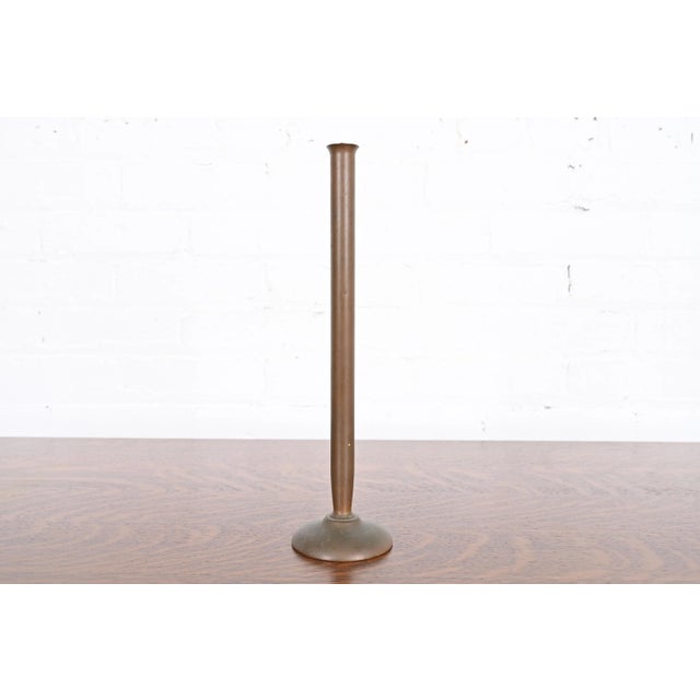 Benedict Studios Arts & Crafts Bronze Bud Vase, Circa 1910 For Sale - Image 9 of 12