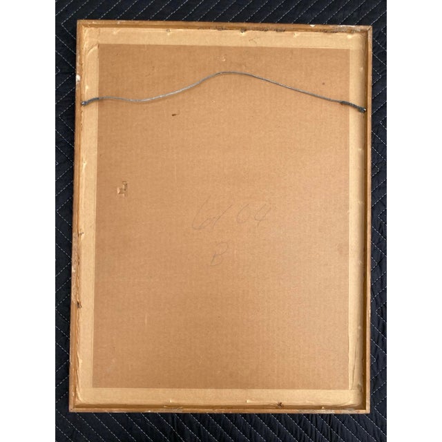 1950s Victor Vasarely Vintage Silkscreen Print 1950s “Sian” Hand Signed 31/75 Rare For Sale - Image 5 of 5