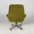 1970s Italian Modern Green Velvet Office Chair by Giulio Moscatelli for Formanova, 1970s For Sale - Image 5 of 18